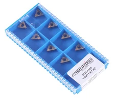 Tcmt1.81.51 Tin Coated Carbide Inserts, 10 Pcs/Box, 2124-1026