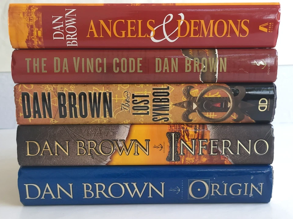 Dan Brown ROBERT LANGDON Complete Series Lot of 5  HARDCOVER Books 1st Edition Foto 2 de 4