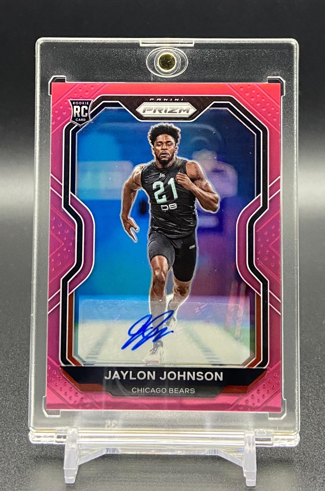 JAYLON JOHNSON - 2020 Prizm PINK PRIZM ROOKIE AUTO / AUTOGRAPH #306 Bears