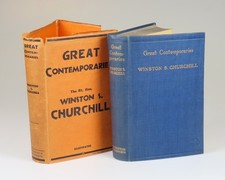 Winston S. Churchill - Great Contemporaries, British first printing, in jacket