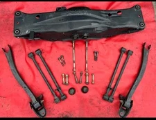 03-05 Subaru Forester Rear Lower Crossmember Subframe AWD w Control Arms & Bolts