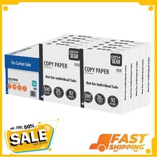 Pen Gear Copy Paper, 8.5" x 11", 92 Bright White, 20 lb., 10 Ream 5,000 Sheets 
