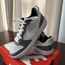 NEW Nike Court Borough Low Recraft GS Pure Platinum/White-Cool Grey Size 6Y