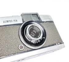 Ending soon OLYMPUS PEN Half Frame 35mm Film Camera w/ 28mm F3.5 Works well