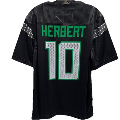 Justin Herbert 2024 Oregon Ducks Football Nike Vapor Black Game