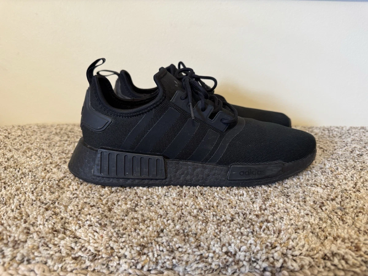 adidas gazelle silver green womens Adidas x Pharrell Williams Men's HU NMD Triple Black Low Top Sneakers main image 1