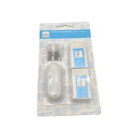 Office Essentials Radiergummi Set Mit Anspitzer , 3 WeißE Radierer 1 Anspitzer