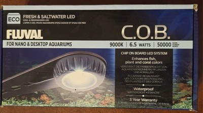 FLUVAL C.O.B CHIP ON BOARD NANO LED FRESHWATER SALTWATER  14543 9000k 6.5watts