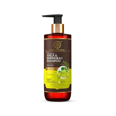 Khadi Natural Amla & Bhringraj Shampoo 310 ml   Smooth & Soft All Hair Types