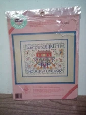 Noah's Ark Sampler Counted Cross Stitch Kit Dimensions From The Heart 1991