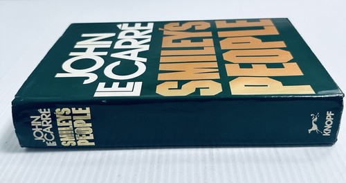 John Le Carre 1979 Smiley’s People First Edition Hardcover Spy Thriller Novel - Foto 4 di 13