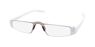 NEW PORSCHE DESIGN P8801 READERS C ITALY MENS FULL-RIM GEOMETRIC METAL GOLD