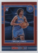 2024-25 Panini NBA Hoops Rookies Premium Red Prizm 24/99 Dillon Jones #256 0m89