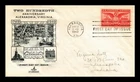 Dr Jim Stamps FDC 6c Air Mail Alexandria Virginia Bicentennial 1949 Artcraft