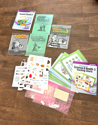 Abeka 3rd grade Homeschool Science & Health 3 lot