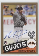 2020 Topps 1985 Baseball Series 2 Gold 38/50 Mauricio Dubon #85A-MD Auto g2d