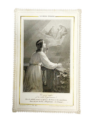 Pious Image Lace No. 942 The Eternal Rest