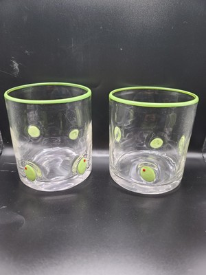 Martini Olive Icon Glasses- Anthropologie Dupes Set Of 2