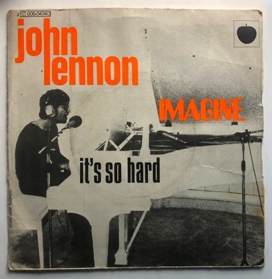 John Lennon - It's so hard - 7'' Single