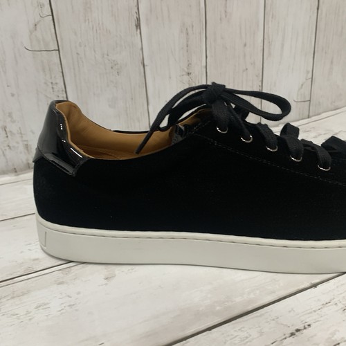 NEU Magnanni Herren Größe US 10 EU 43 Schwarz Samt Dalia Schnürschuh Sneaker Schuh - Bild 12 von 20