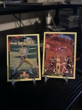 Mighty Morphin Power Rangers Saban + Yellow Ranger Flying Ranger 1994 Rare Card