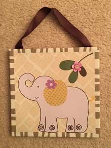 elephant canvas nursery