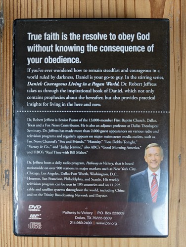 Dr Robert Jeffress: Courageous Living in a Pagan World, Daniel (DVD + MP3 Set) - Picture 7 of 7