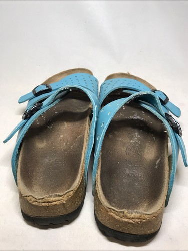 Birkenstock Birkis Aqua Blue Freeport Birko-Flor Sandale Damen Gr. 6,5 / 37 - Bild 3 von 6