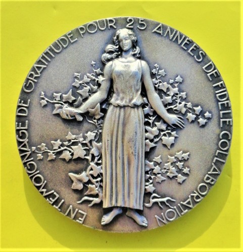 Medalla Francia La Populaire Ø 69,0 mm -152,0 gr - Imagen 2 de 8