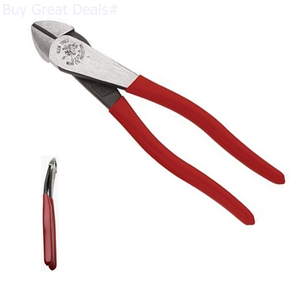 Klein Tools 8 in Diagonal Cutter Dikes Pliers High Leverage Fixed Joint Tool New