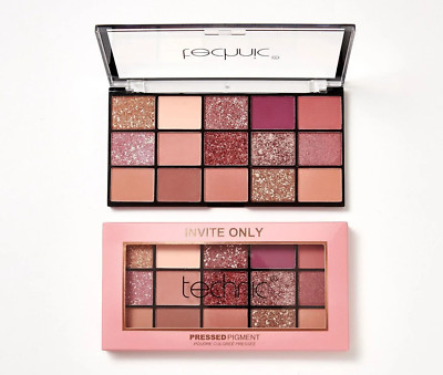 TECHNIC GEPRESSTER GLITZER LIDSCHATTEN MAKE-UP PALETTE KIT NUR PIGMENT EINLADUNG