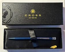 Cross Click Ballpoint Pen in Navy Blue (AT0622-121)
