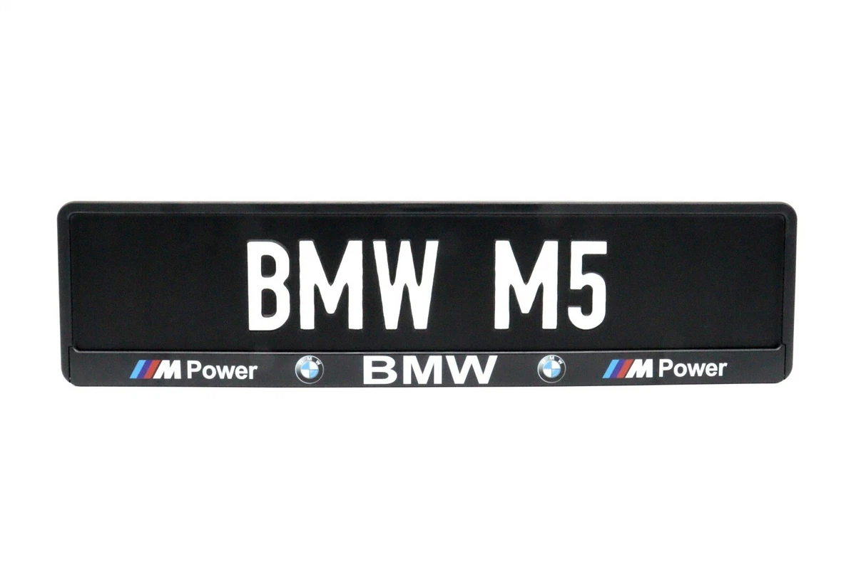 Bmw m5 license plate cheap frame