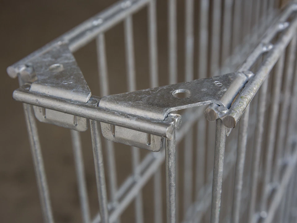 3 Stück Gabionen Winkelclip Eckverbinder Zaunverbinder Verbinder verzinkt Zaun - Bild 3 von 4