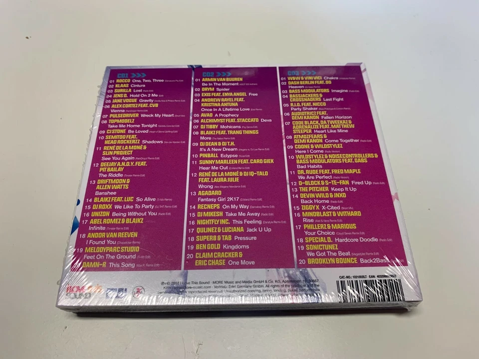 Various - Hands Up Club Hits Vol.1 - 3 CD´s © 2018>Pure Club Power DJ-Mix - Bild 2 von 2