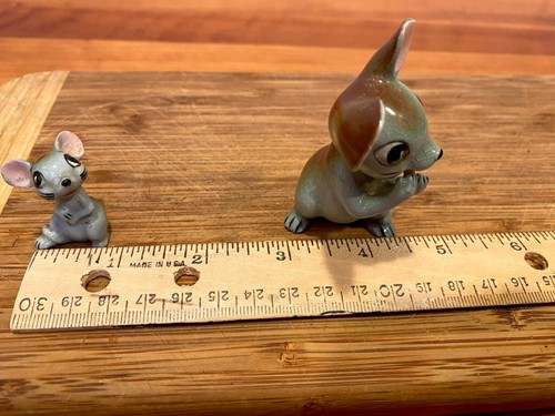 RAR! 2~1950er Miniatur Mama & Baby Maus/Mäuse Porzellan Figuren~hohe Details! - Bild 14 von 15