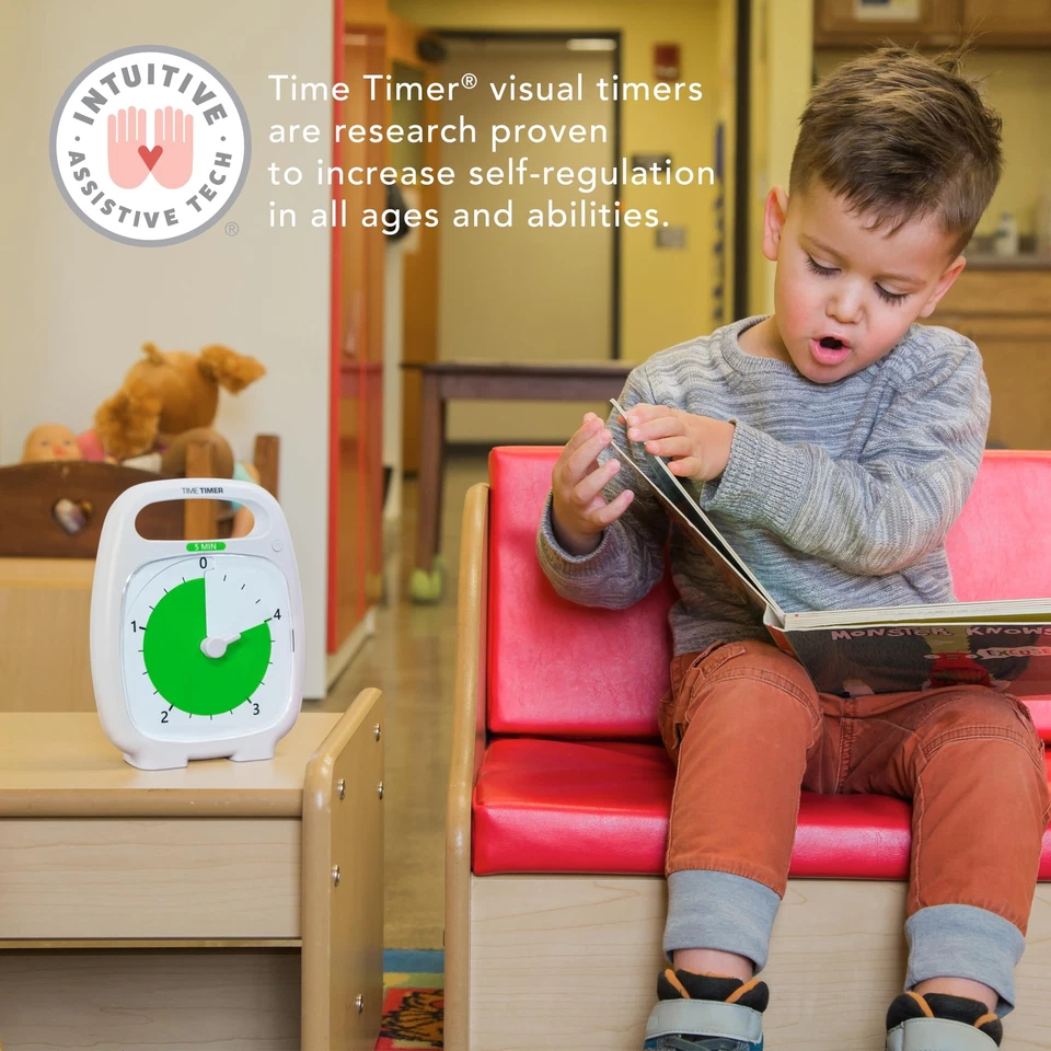 PLUS 5 Minute Desk Visual Timer - Countdown Timer with Portable Handle for Cl... - Image 4 of 4