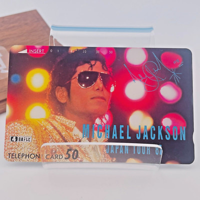Michael Jackson World Tour '87 Telefonkarte Nippon Television Japan unbenutzt