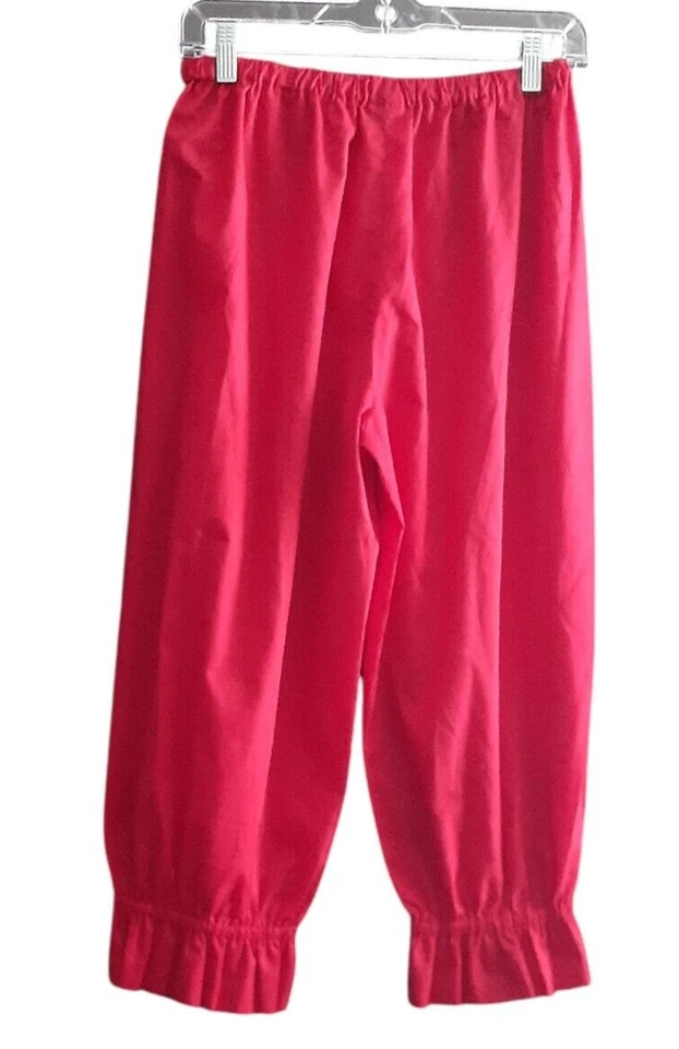 Pantalones rojos de Papá Noel para niños Bloomers Elf Raggedy Ann Disfraz Teatro 23" x 24" Foto 3 de 4