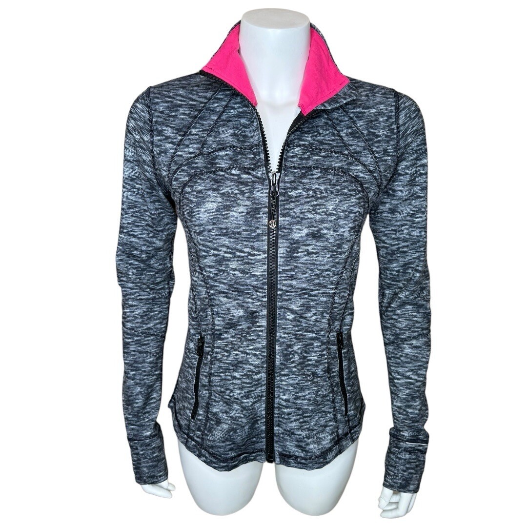 Lululemon Define Jacket Dramatic Static 8 Black W… - image 3