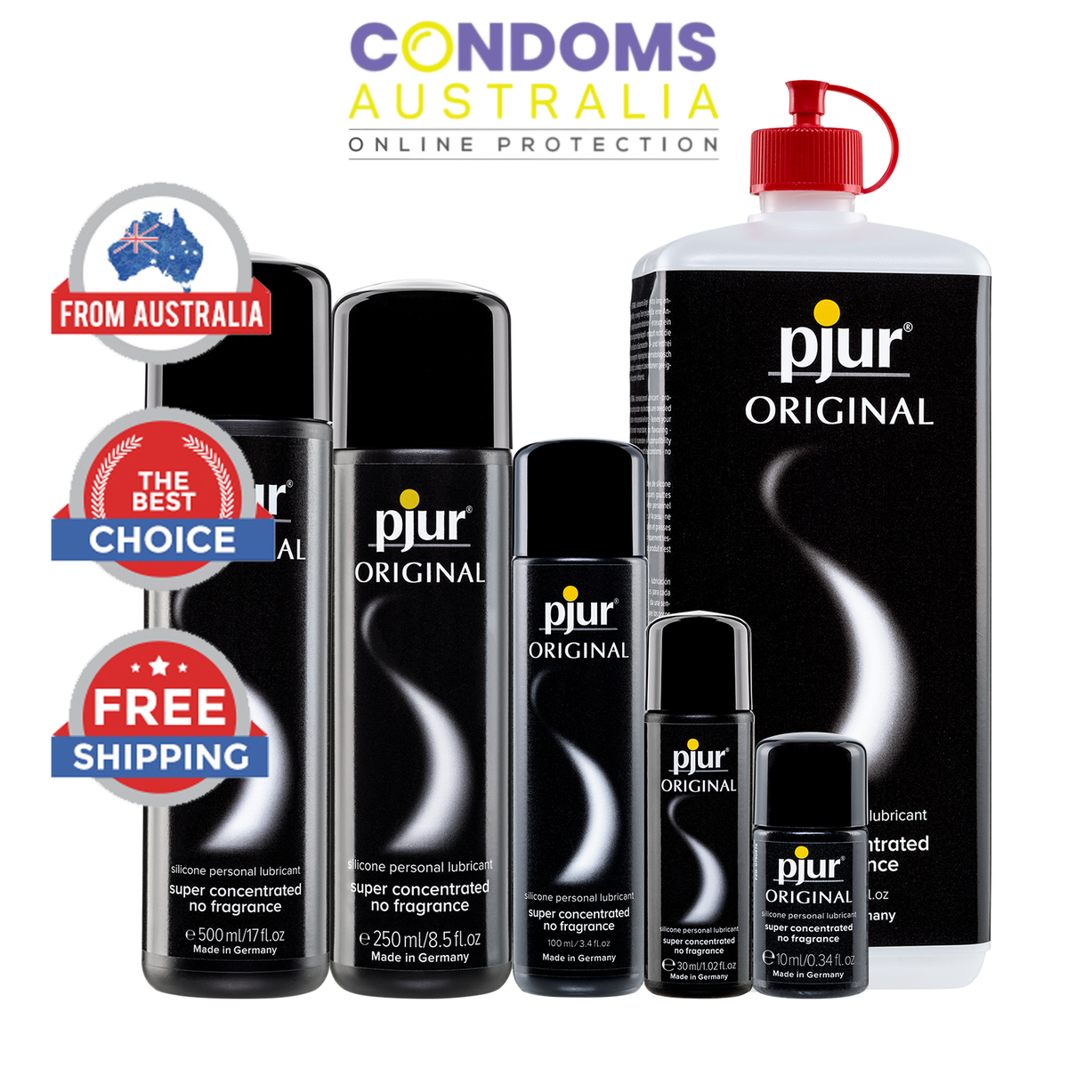 Pjur Original Lube Sex Toy Personal Lubricant Concentrate Bottle FREE  SHIPPING
