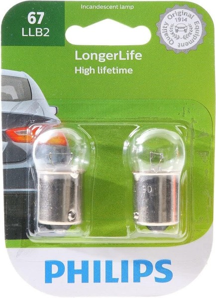 Philips Longerlife 67 7,97W Zwei GlüHbirnen Innenraum Dome Licht Ersatz Lager OE-image