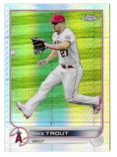 2022 Topps Chrome Mike Trout Prism Refractor #200 Angels