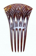 Art Deco celluloid hair comb - NO US IMPORT FEES
