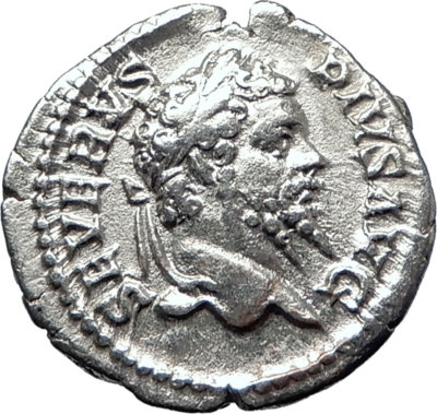 SEPTIMIUS SEVERUS 193AD Silver Authentic  Ancient Roman Coin Felicitas i70189
