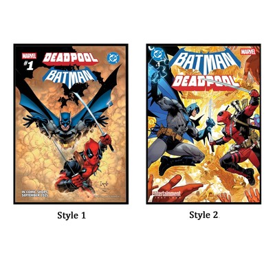 Deadpool x Batman Crossover On Septem 17 2025 Poster, Home Decor