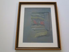 GERALD ROWLES 1970'S DRAWING CALIFORNIA EXPRESSIONISM STILL LIFE MODERNISM 