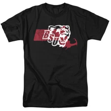 Bridgewater State University Adult T-Shirt Massachusetts, Black, S-5XL