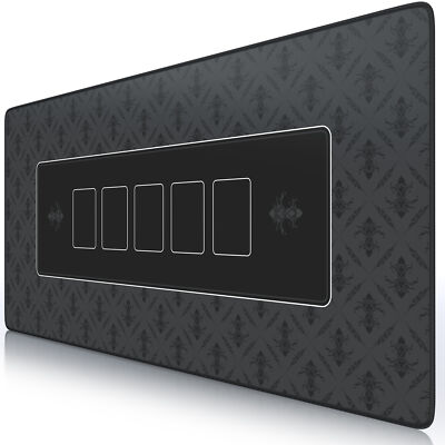 Titanwolf Gaming Mauspad 900 x 400 x 3mm - XXL Format - Pokermatte - Large Size