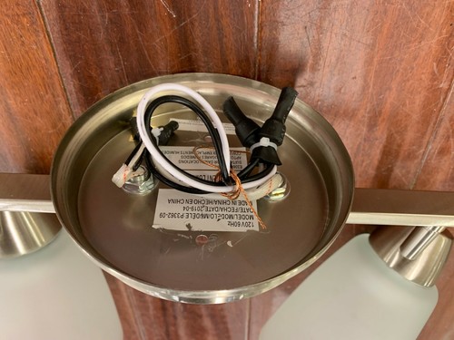 4-Light Brushed Nickel Progress Lighting P3362-09 Bathroom Vanity Light Fixture - Picture 6 of 10